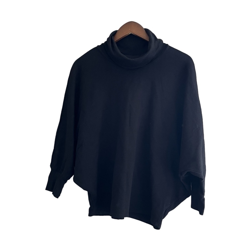 Stateside Mock Neck Top in Black